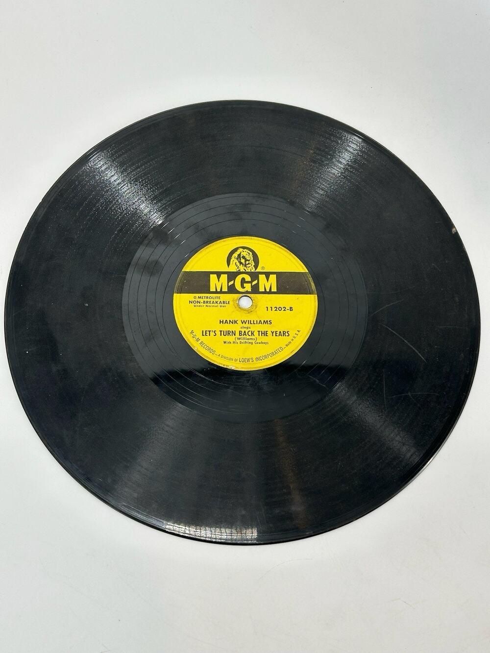 HANK WILLIAMS Half As Much MGM 11202 M-